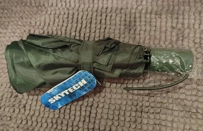 Automatic Open Mini Umbrella 11'' Skytech Green NWT