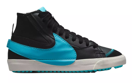 

Мужские кроссовки Nike Blazer Mid 77 Jumbo Black/Baltic Blue-Sail (FD0278 001)