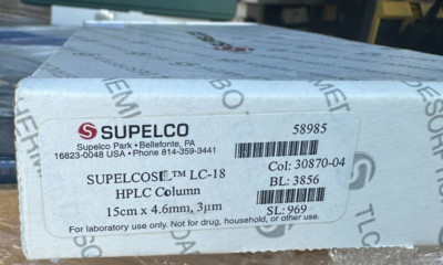Supleco HPLC Column Supelcosil LC-18 15 cm x 4.6 mm 3um