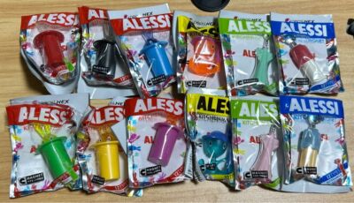 ALESSI Pepsi NEX Küchen Miniatur Magnete Komplettset 12 Stück Alessandro Cico