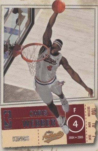 2004-05 Fleer Authentix - Chris Webber #94