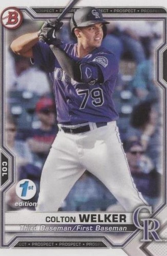 2021 Bowman Prospects Neon Green Border Parallel /399 #BP-15