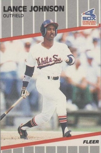 1989 Fleer - Lance Johnson #499