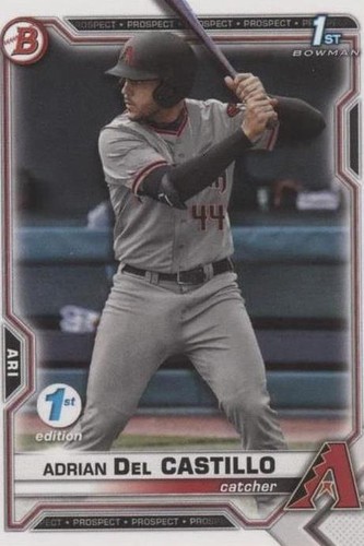 2021 Bowman Draft 1st Edition - Adrian Del Castillo #BD-108
