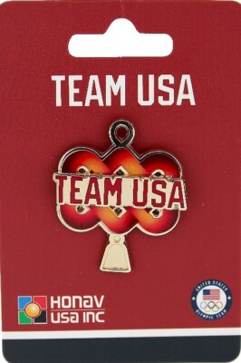 2022 Beijing Team USA Olympic Friendship Knot NOC Pin-on-Pin