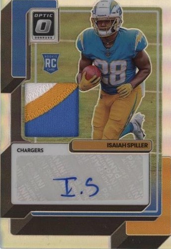 2022 Panini Donruss Optic Isaiah Spiller #RPA-IS