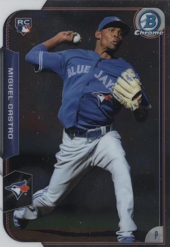 2015 Bowman Chrome - Miguel Castro #186