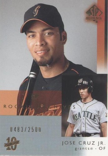 2003 SP Authentic - Jose Cruz Jr. #103