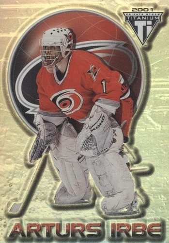 2000-01 Pacific Private Stock Titanium - Arturs Irbe #15