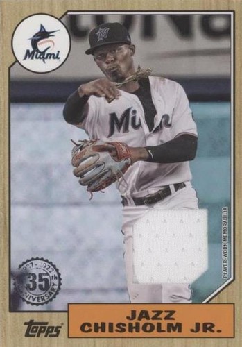 2022 Topps Series 1 - Jazz Chisholm #87R-JC