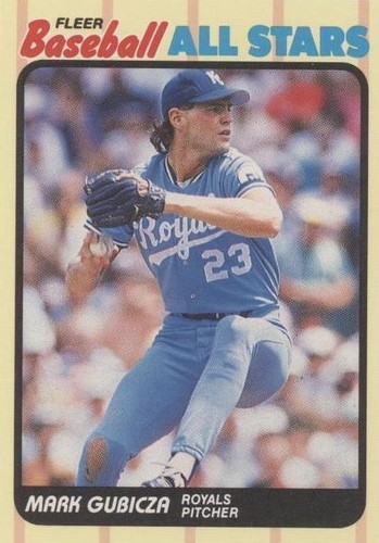 1989 Fleer Baseball All Stars - Mark Gubicza #17