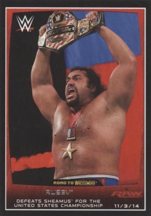 2015 Topps WWE Road to Wrestlemania - Rusev #59