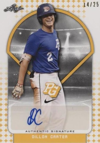 2018 Leaf Perfect Game National Showcase - Dillon Carter #BA-DC2