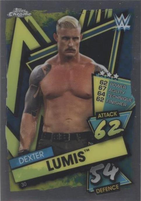 2021 Topps Chrome WWE Slam Attax - Dexter Lumis #30