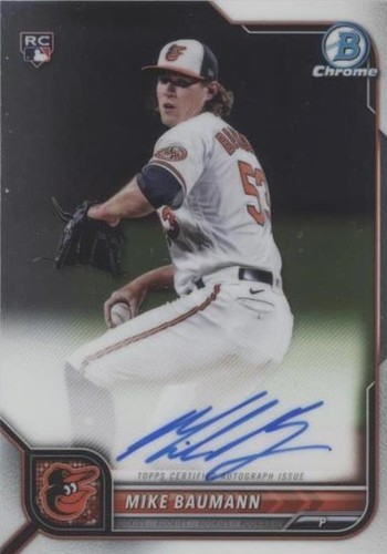 2022 Bowman Chrome - Mike Baumann #CRA-MB