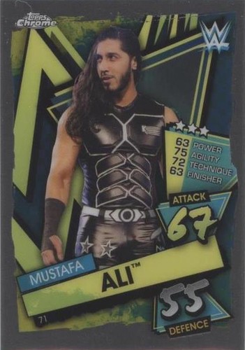 2021 Topps Chrome WWE Slam Attax - Mustafa Ali #71