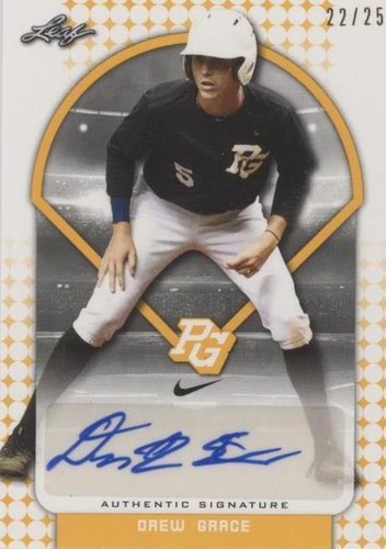 2018 Leaf Perfect Game National Showcase - Drew Grace #BA-DG2