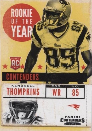 2013 Panini Contenders Kenbrell Thompkins #15