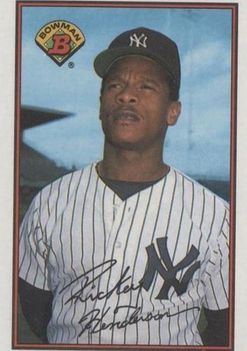 1989 Bowman - Rickey Henderson #181