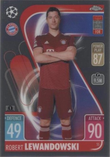 Robert Lewandowski Topps Match Attax. Limited Edition Gold