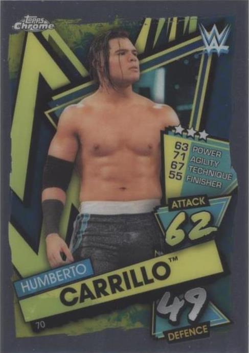 2021 Topps Chrome WWE Slam Attax - Humberto Carrillo #70