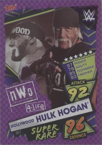 2021 Topps WWE Slam Attax - Hulk Hogan #357