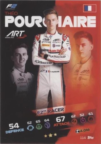 2021 Topps F1 Turbo Attax - Theo Pourchaire #114
