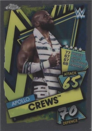 2021 Topps Chrome WWE Slam Attax - Apollo Crews #8