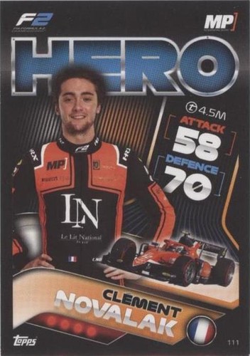 2022 Topps F1 Turbo Attax - Clement Novalak #111