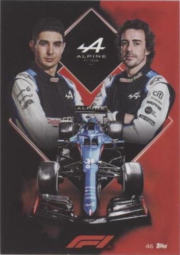 2021 Topps F1 Turbo Attax - Esteban Ocon Fernando Alonso #46