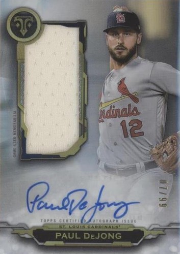2019 Topps Triple Threads - Paul DeJong #AUJR-PD