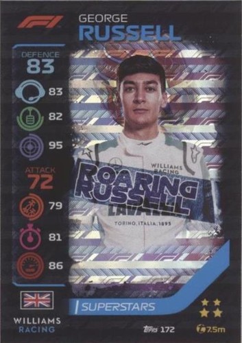 2020 Topps F1 Turbo Attax - George Russell #172