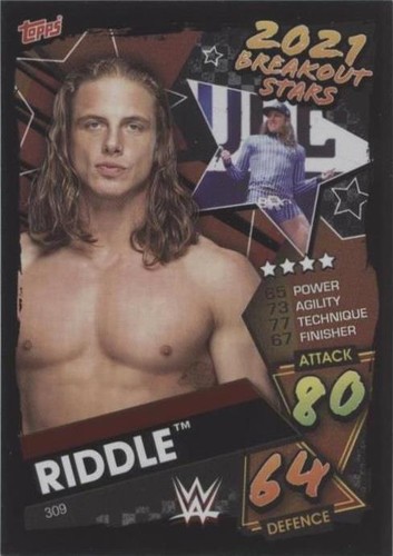 2021 Topps WWE Slam Attax - Matt Riddle #309