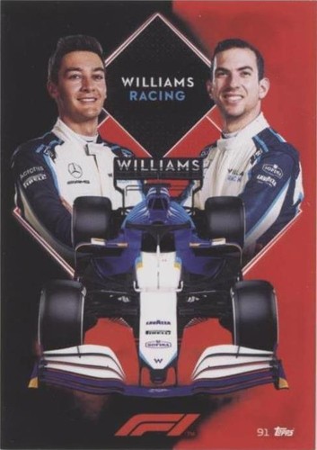 2021 Topps F1 Turbo Attax - George Russell Nicholas Latifi #91