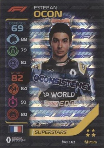 その他 2020 topps chrome f1 ESTEBAN OCON /50 Esteban Ocon Racing Cards