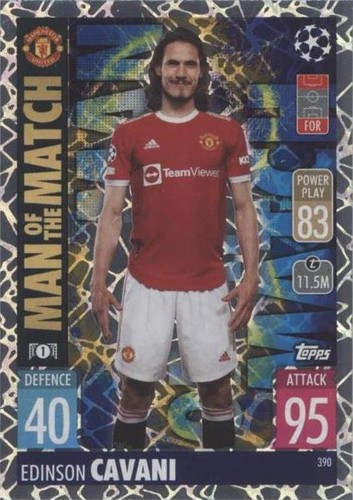 carvani♪ 2021-22 TOPPS MATCH ATTAX UEFA Edinson Cavani MAN