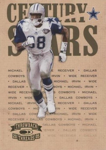 2005 Donruss Throwback Threads Michael Irvin #CS-14