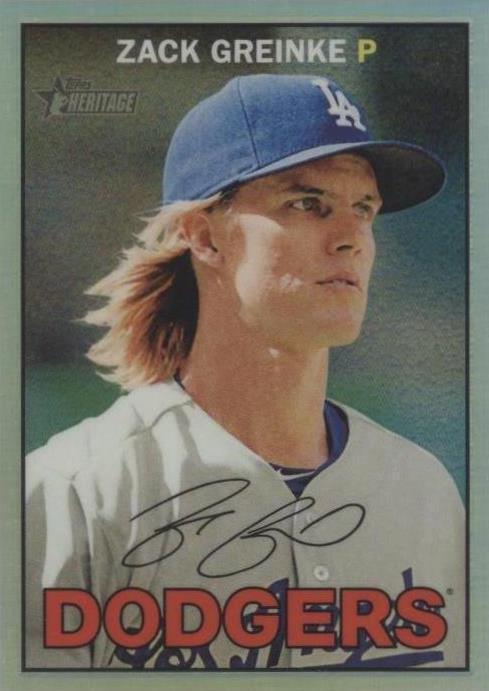 2016 Topps Heritage - Zack Greinke #THC-130