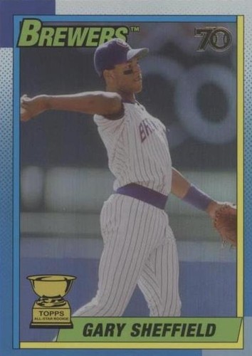 1990 Topps #718 Gary Sheffield All Star Rookie 🏆 Milwaukee