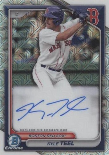 Kyle Teel 2024 Topps Bowman Sterling Autograph Red Sox | eBay