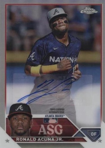 2023 #SMLBC-3 Ronald Acuna Jr. Topps Series 1 Stars Of MLB