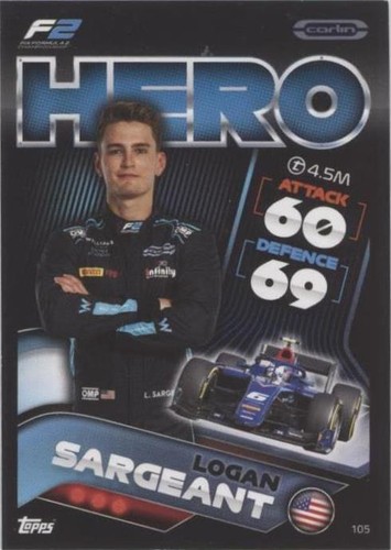 2022 Topps F1 Turbo Attax - Logan Sargeant #105
