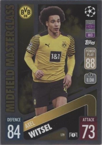 2021-22 Topps Match Attax UCL Axel Witsel #179