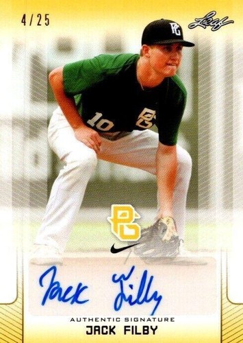 2017 Leaf Perfect Game National Showcase - Jack Filby #BA-JF1