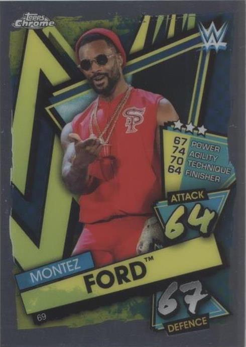 2021 Topps Chrome WWE Slam Attax - Montez Ford #69