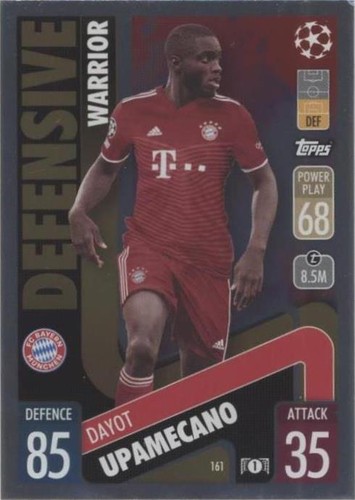 2021-22 Topps Match Attax UCL Dayot Upamecano #161