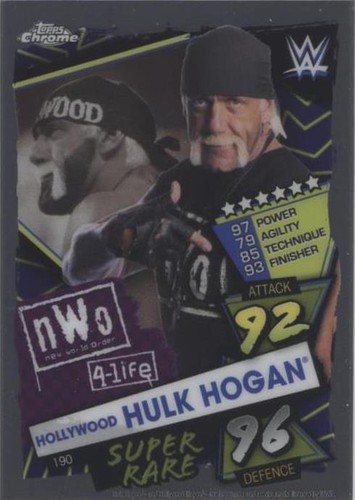 2021 Topps Chrome WWE Slam Attax - Hulk Hogan #190