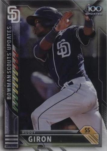 2016 Bowman Chrome - Ruddy Giron #BSU-RG