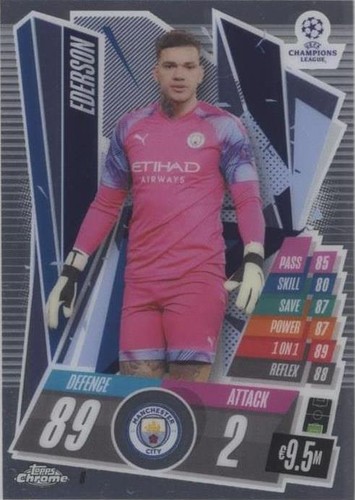 2020-21 Topps Chrome Match Attax UCL Ederson #8