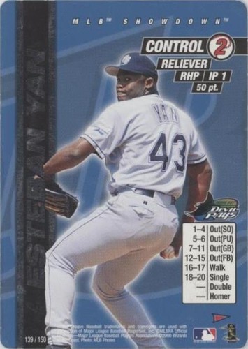 2000 MLB Showdown Pennant Run - Esteban Yan #139